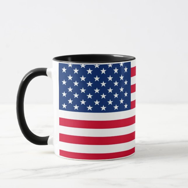 Drapeau américain café Mug (Gauche)