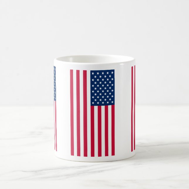 Drapeau américain café Mug USA Patriotic Cadeau (Centre)