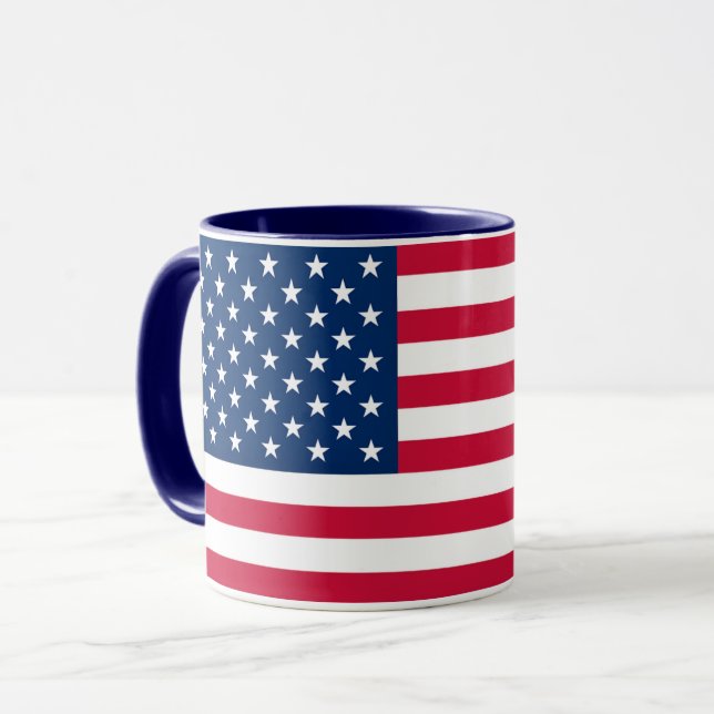 Drapeau américain de café Mug (Devant gauche)