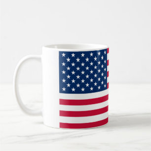 Drapeau américain de café Mug