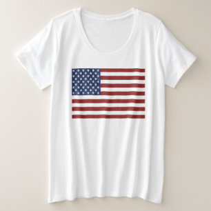 Drapeau américain du 4 juillet plus Size