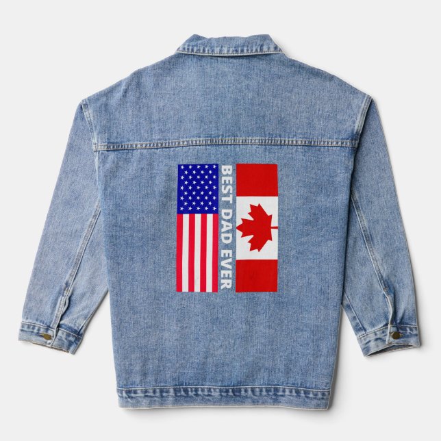 Drapeau américain et drapeau du Canada Meilleur pa (Verso)