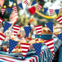 Drapeau Américain Étoiles Et Bandes Rouge Blanc Bl