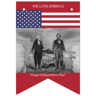 Drapeau américain George Washington Abraham
