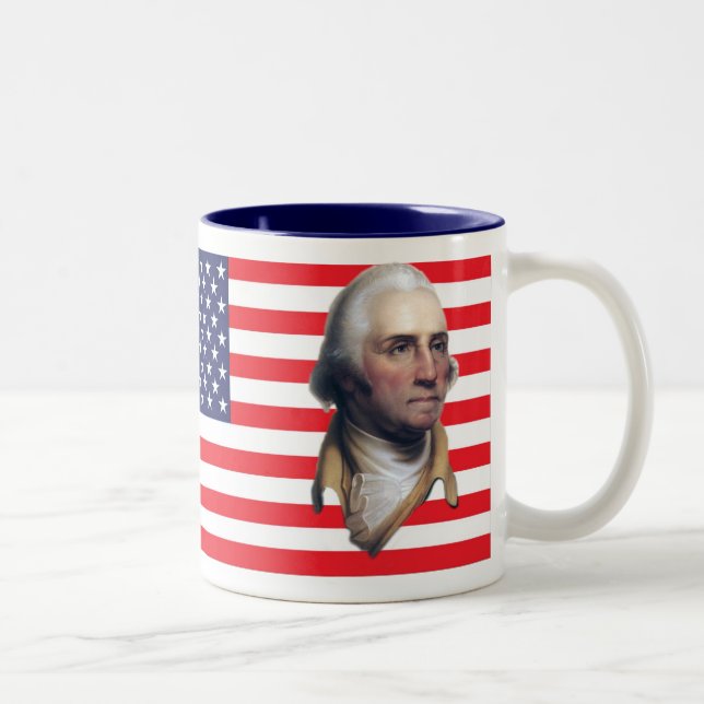 Drapeau américain George Washington Mug (Droit)