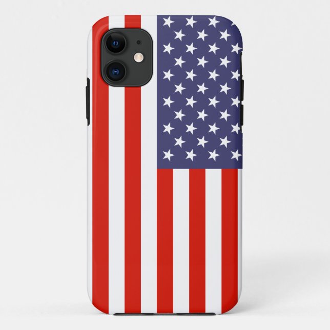Drapeau américain iPhone 11 coque (Dos)