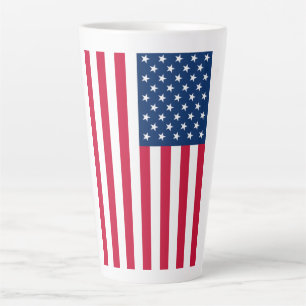 Drapeau américain Latte Mug