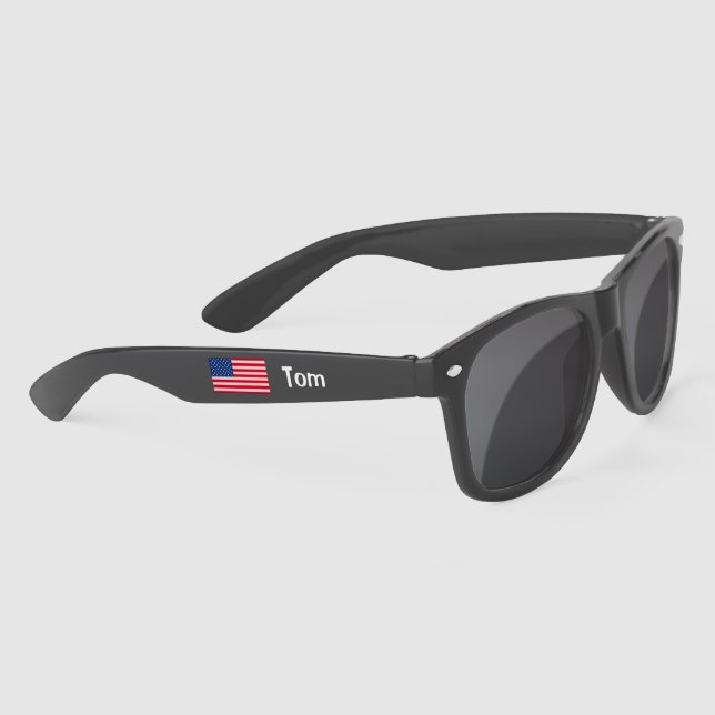 Drapeau américain (Nom) 4Tom Lunettes de soleil en (Droite)