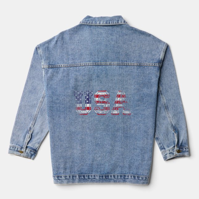 Drapeau Américain Patriotique Pour Hommes Femmes E (Verso)