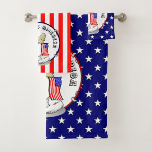 Drapeau américain patriotique USA Papillon (citron