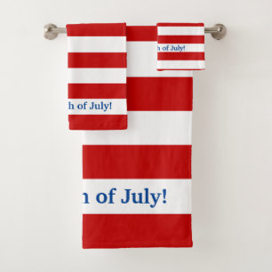 Drapeau américain Rouge blanc rayures heureux 4 ju