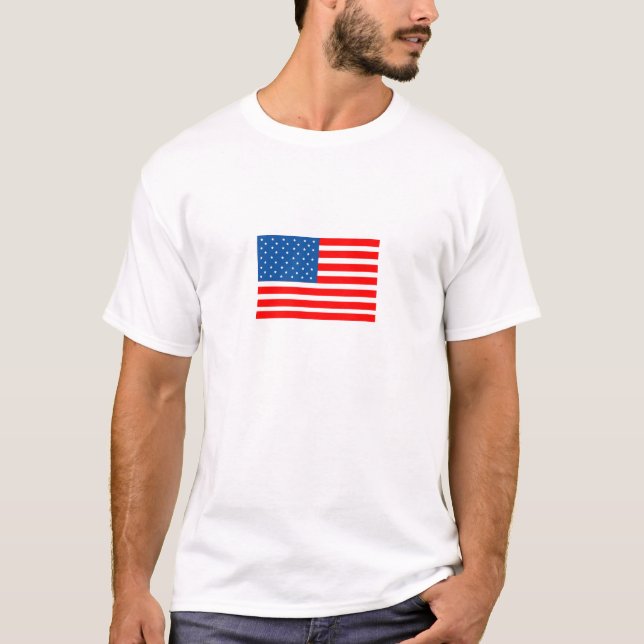 Drapeau américain T-shirt (Devant)