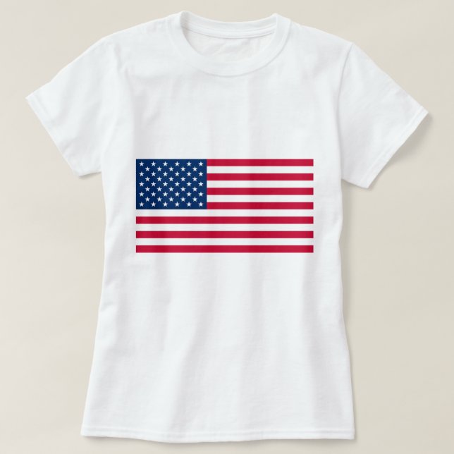 Drapeau américain T-Shirt USA (Design devant)