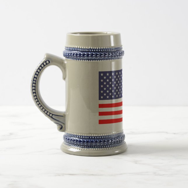 Drapeau américain tasse à bière (Gauche)