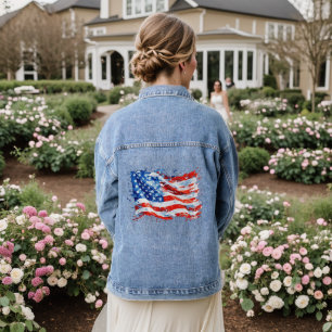 Drapeau américain USA Aquarelle 4 juillet