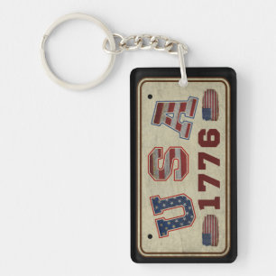 Drapeau américain vintage USA 1776