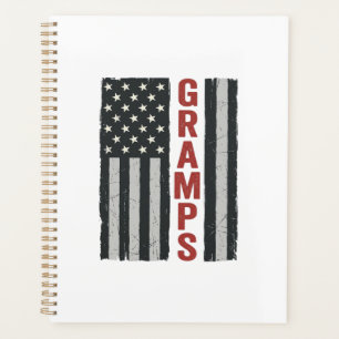 Drapeau américain vintage vectoriel patriotique Gr