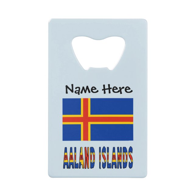 Drapeau Ashland Islands Ålander Personnalisé (Devant)
