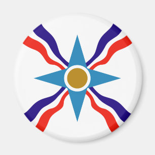 Drapeau assyrien - Ata d'Ator Refrigerator Magnet