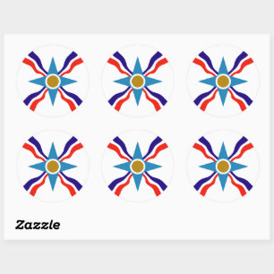 Drapeau assyrien - Stickers Ata d'Ator