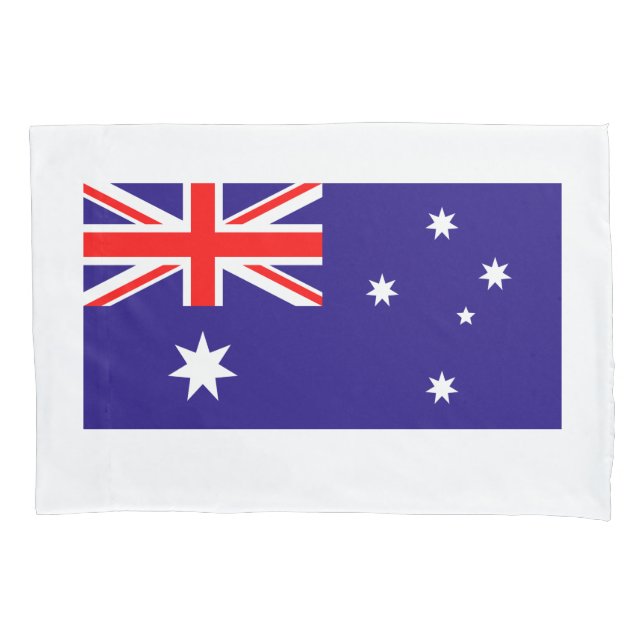 Drapeau australien de taie d'oreiller de drapeau (devant)