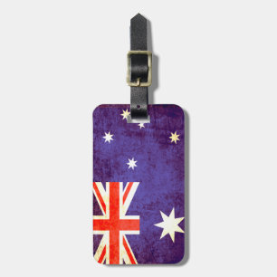 Drapeau australien étiquette bagage Australie