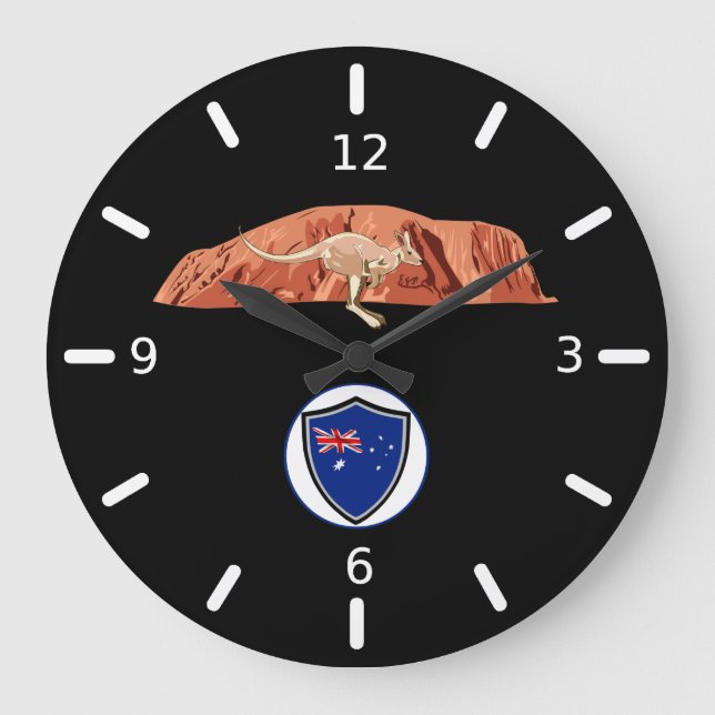 Drapeau australien grande horloge (Recto)