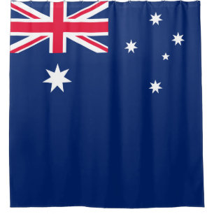 Drapeau australien rideau de douche