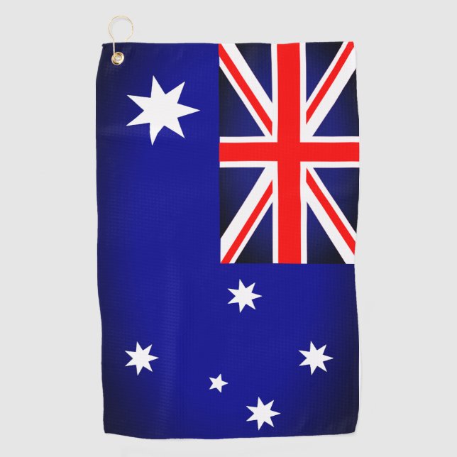 Drapeau australien serviette de golf (Devant)