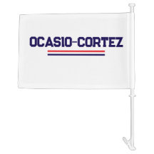 Drapeau automobile Alexandria Ocasio-Cortez (AOC)
