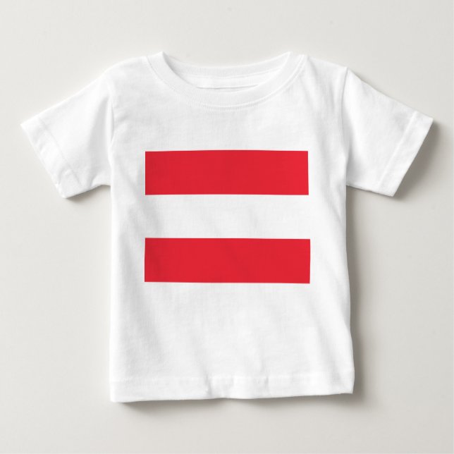 Drapeau autrichien (Autriche) T-shirt bébé (Devant)