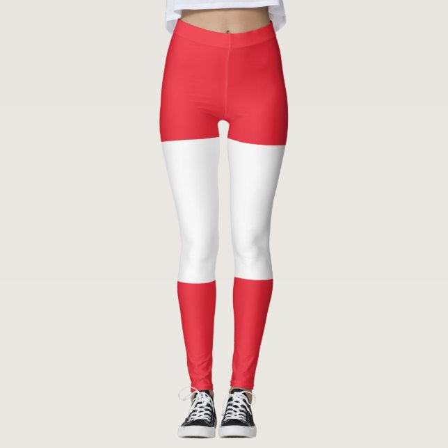 Drapeau autrichien patriotique Leggings (Devant)