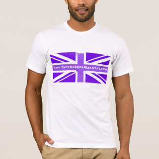 Drapeau Back, t-shirt blanc pour hommes