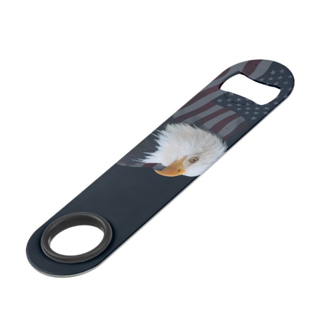 Drapeau Bald Eagle Usa (Devant angulaire)