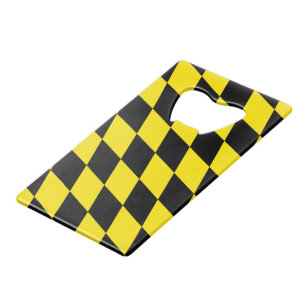Drapeau bavarois diamant noir et jaune