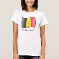 Drapeau belge Die Roten Teufel T-Shirt