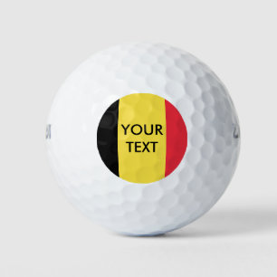 Drapeau belge jeu de balle de golf personnalisé po