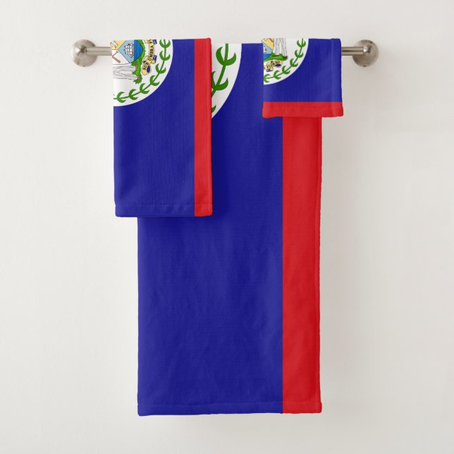 Drapeau bélizien (En situation)