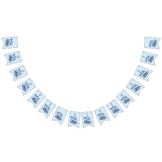 Drapeau Bleu de raccord