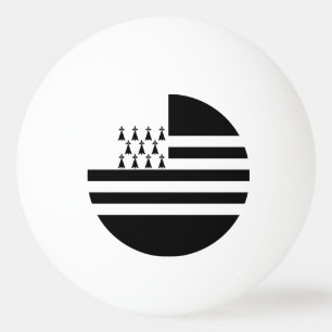 Drapeau breton patriotique balle de ping pong