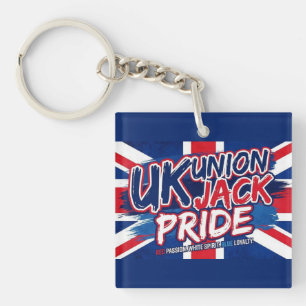 Drapeau britannique Union Jack personnalisé vintag