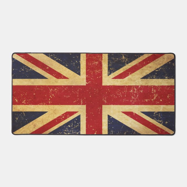 Drapeau britannique Union Jack Vintage Grunge (Recto)