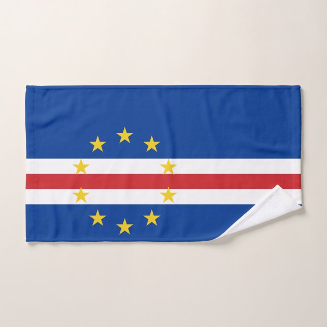 Drapeau Cabo Verde (Serviette à main)