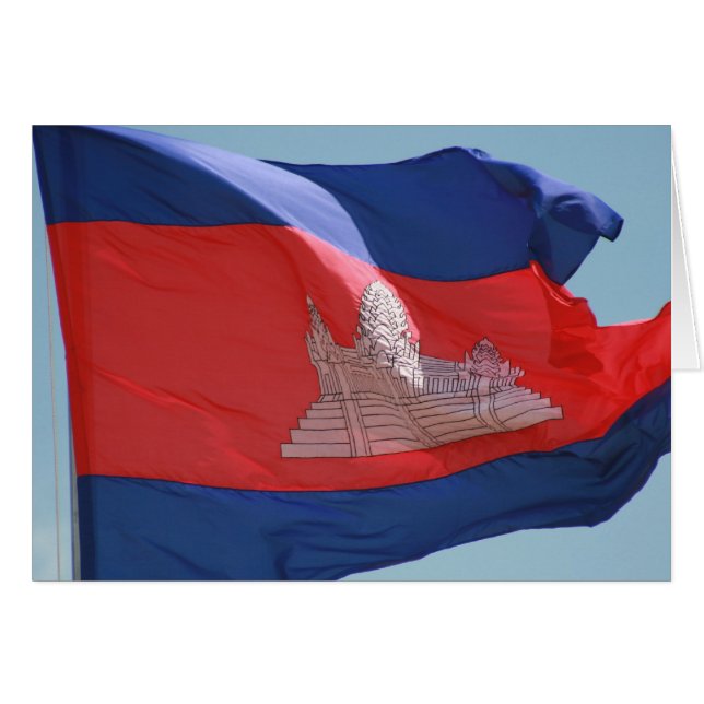 drapeau cambodgien (Devant horizontal)