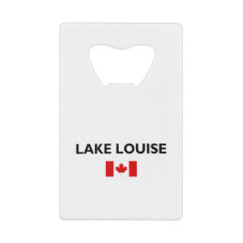 Drapeau canadien couleur claire de Lake Louise Can
