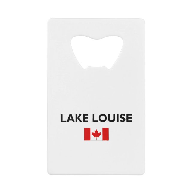Drapeau canadien couleur claire de Lake Louise Can (Devant)