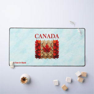Drapeau canadien de la feuille d'érable d'automne