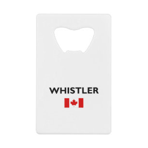 Drapeau canadien de Whistler Canada couleur claire