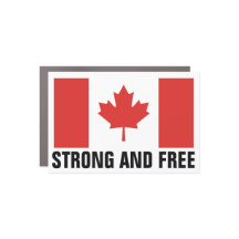 Drapeau canadien fort et GRATUIT