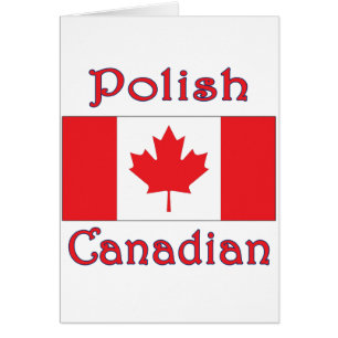 Drapeau canadien polonais